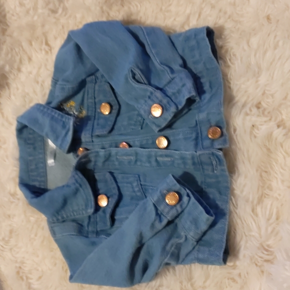 Tahari denim jacket size 12 months - Picture 2 of 9